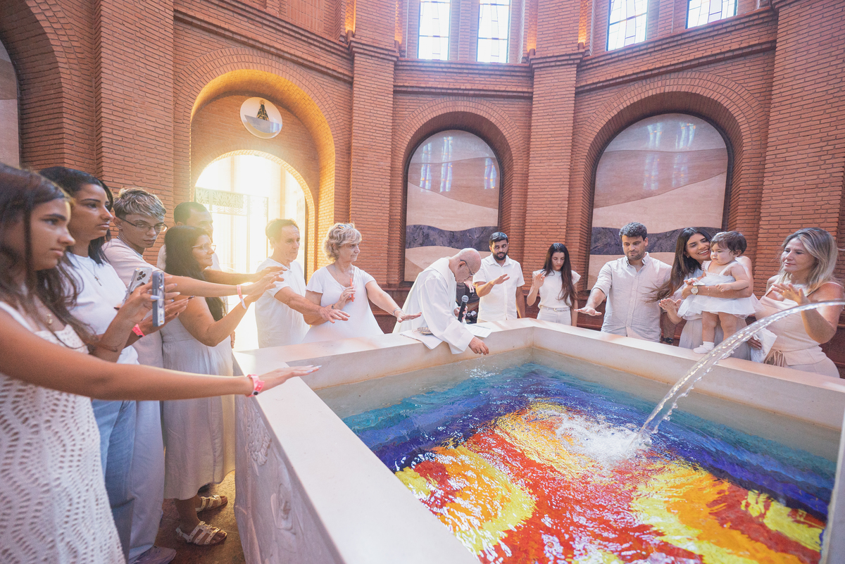 batizado no Santuario Nacional basilica de nossa senhora aparecida