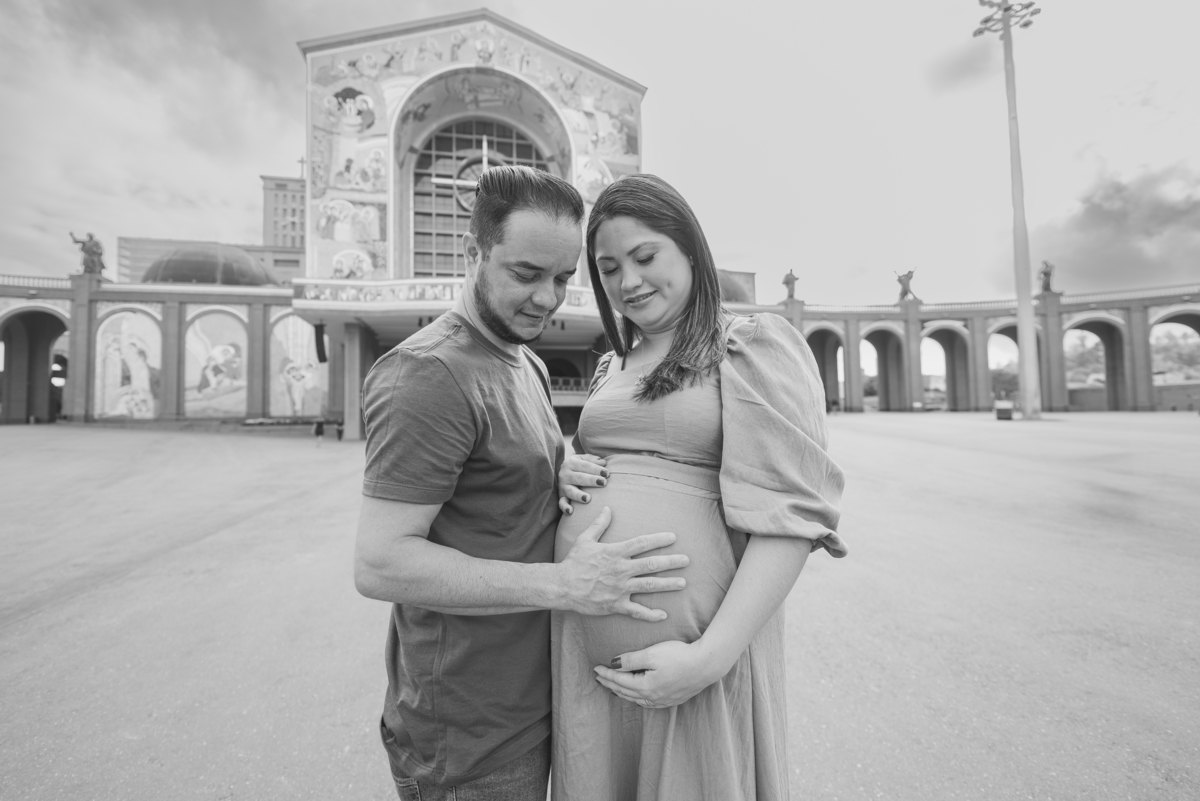 ensaio gestante no santuario nacional basilica de nossa senhora aparecida em aparecida do norte