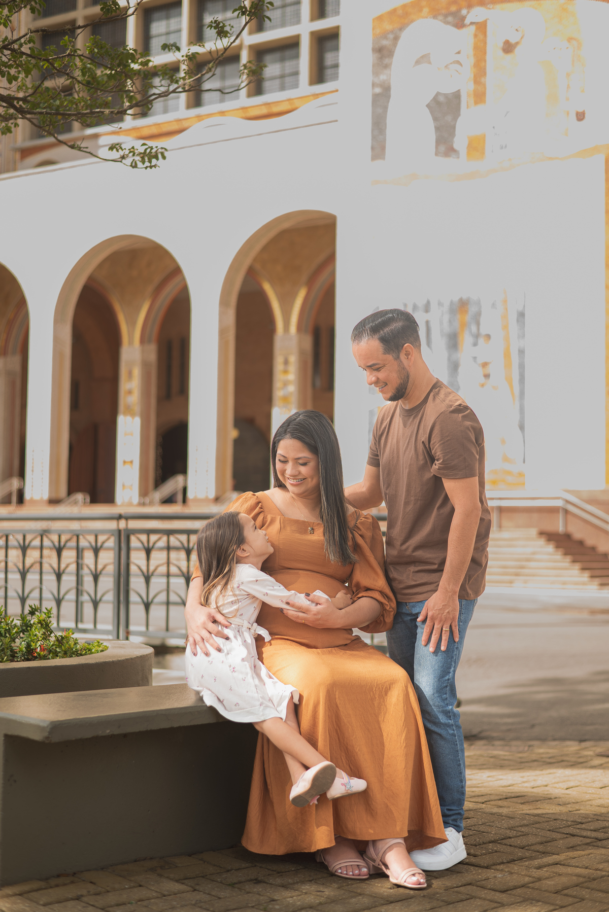 ensaio gestante no santuario nacional basilica de nossa senhora aparecida em aparecida do norte