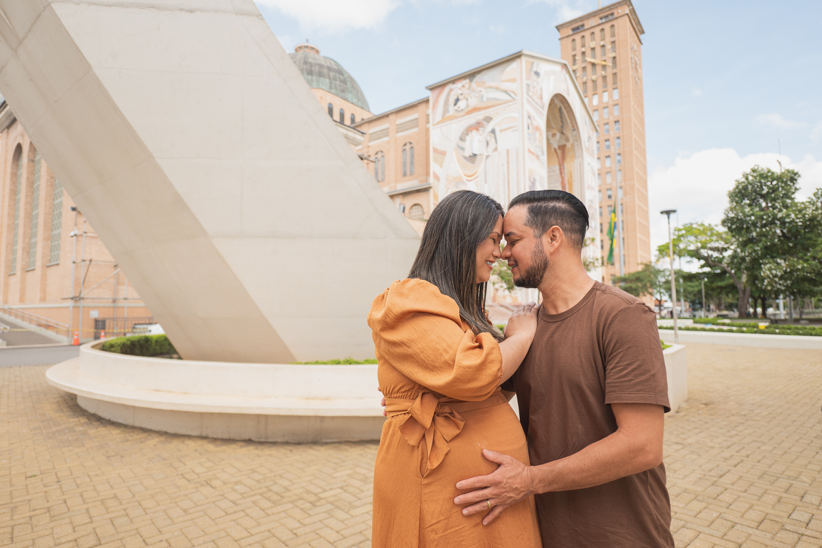 ensaio gestante no santuario nacional basilica de nossa senhora aparecida em aparecida do norte