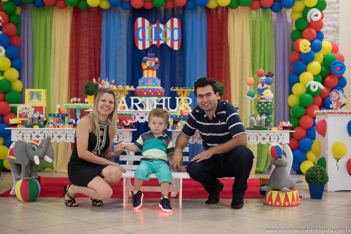 aniversario-infantil-2-anos-circo-Arthur-Guaratinguetá-SP