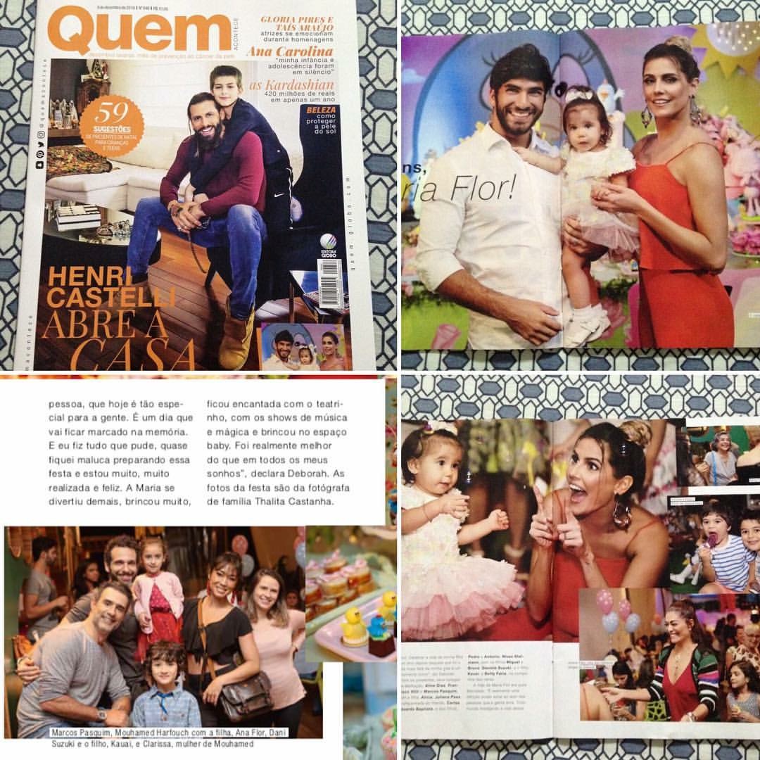 Imagem capa - Deborah Secco comemorando o aniversário de Maria Flor por Thalita Castanha