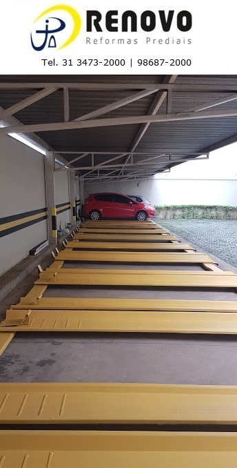 Pintura: Demarcação, Vagas, Faixas, Sinalização, Letras, Números, Garagem, Condomínios, Prédios, Empresas, Galpões, Pintura Tetos e Paredes Garagens em BH, Pintura Faixas Paredes Garagens em BH