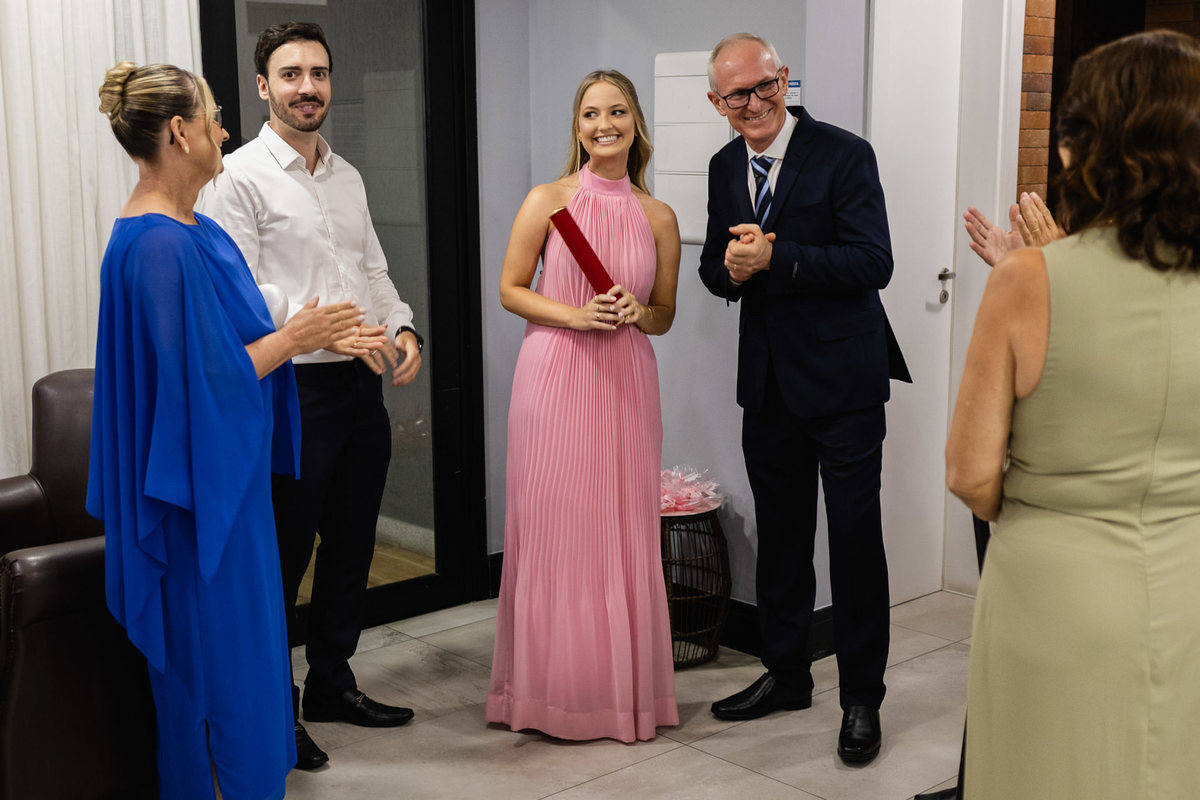 Jantar de celebração Formatura da Samara em Direito pela FMP.