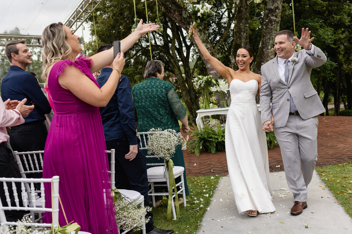 Casamento ao ar livre na Villa Jena