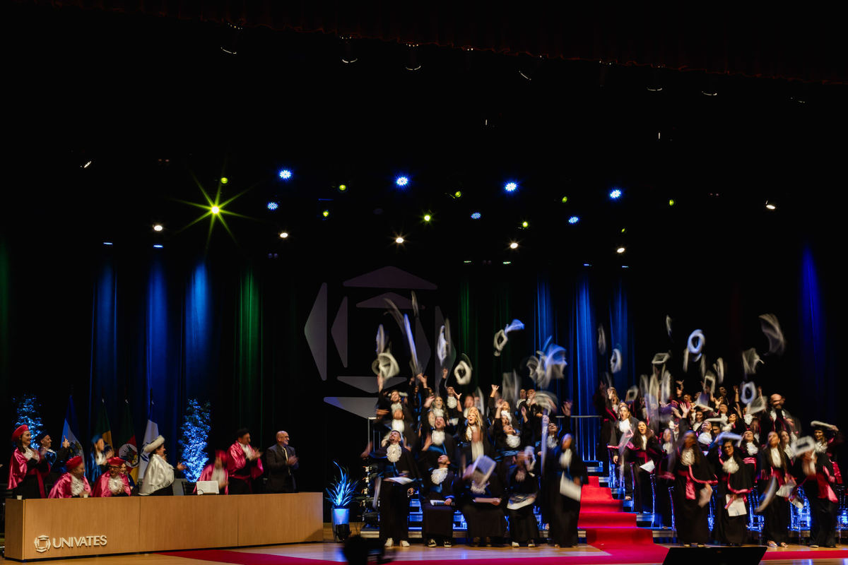 Formatura Maria Helene Bianchini em Administração na Univates em Lajeado