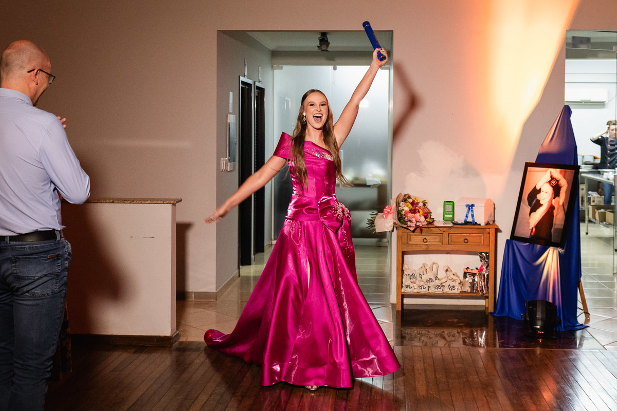 Formatura Maria Helene Bianchini em Administração na Univates em Lajeado