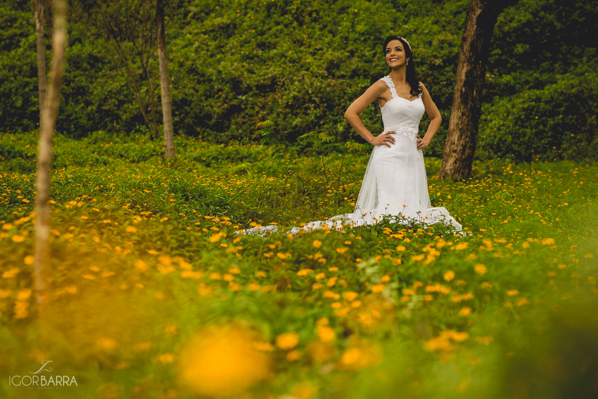 Noiva, vestido de noiva, campo de flores, trash the dress, juiz de Fora MG