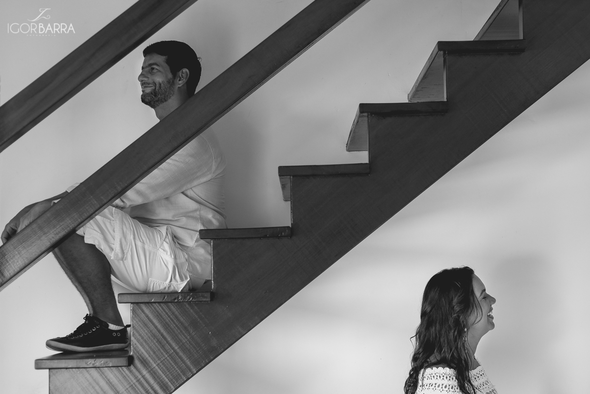 Casal de Noivos sorrindo, Fotos em apartamento, Amor, Cabo Frio, RJ