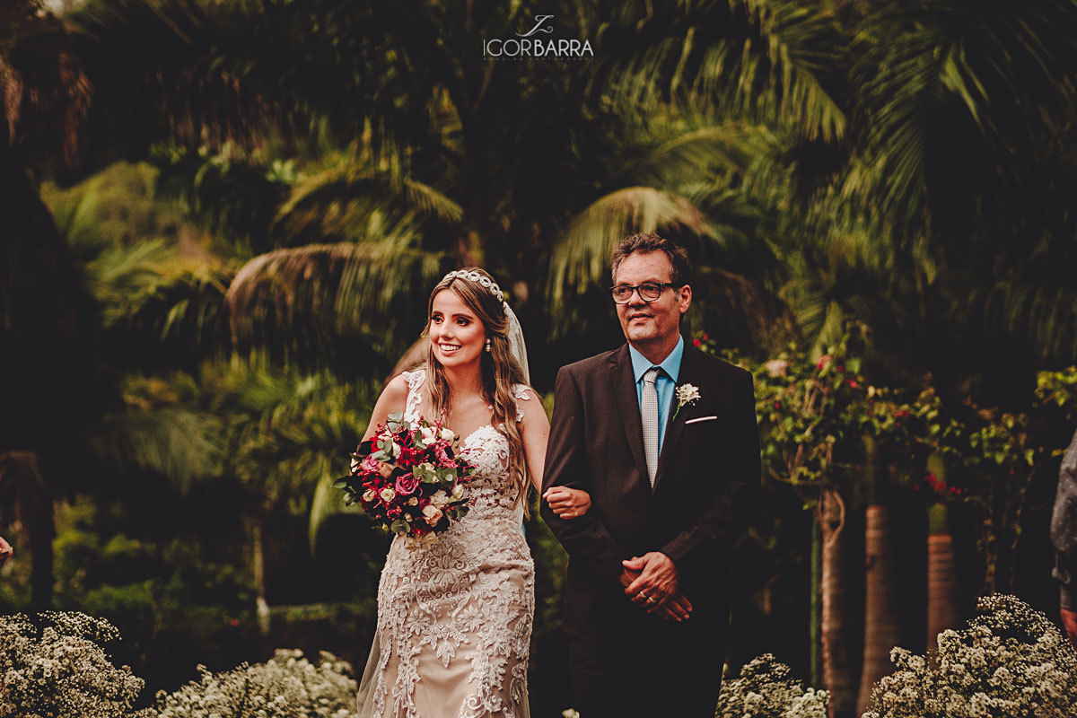 Noiva, Pai da Noiva Entrada da Noiva, vestido de noiva, casamento de dia, Chateau Bouganville, Juiz de Fora, Matias Barbosa, igor barra