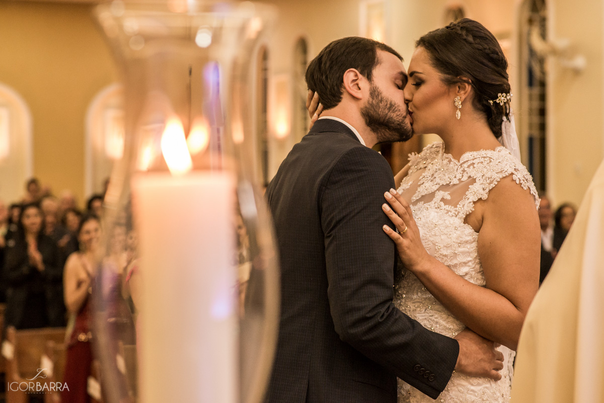 BEijo, noivos, cerimonia, Casamento, Igreja Santa Filomena, Capela Santa Filomena, JUiz de Fora , MG