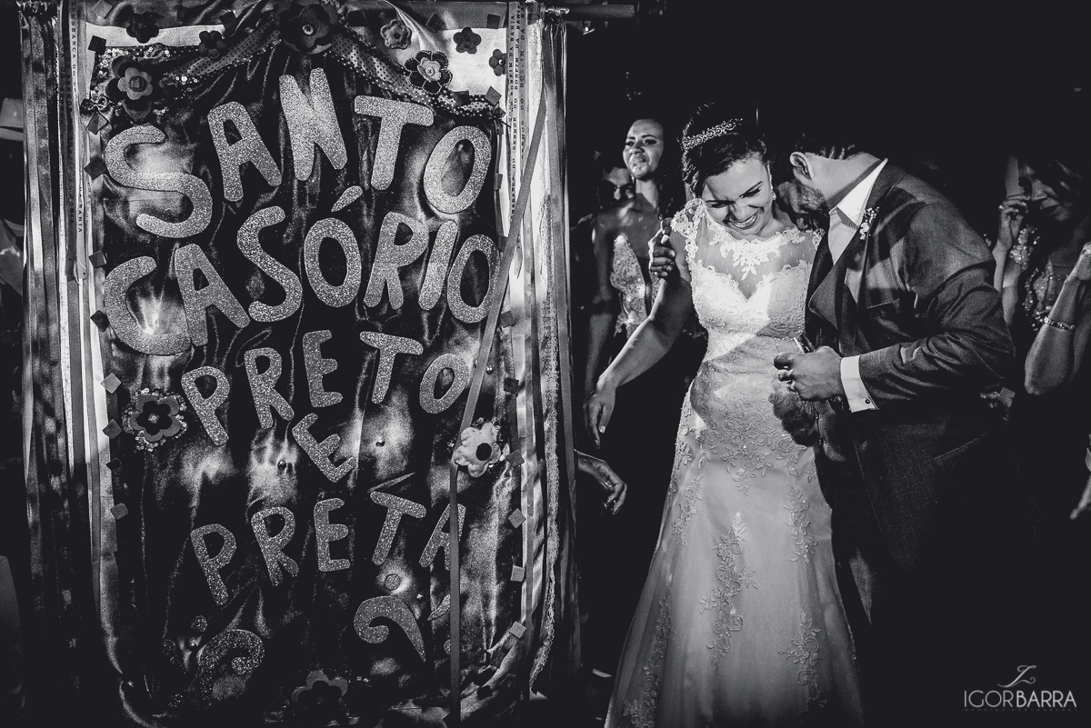 Santo Casorio, Preta e PReto, Recepção no Mangarito, Casamento na Igreja São Sebastião, Flavia e Paulo, Juiz de Fora - MG