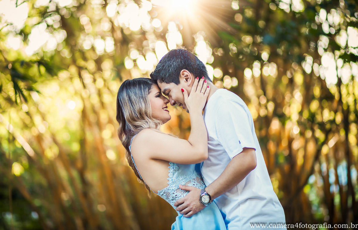 beijo dos noivos no jardim