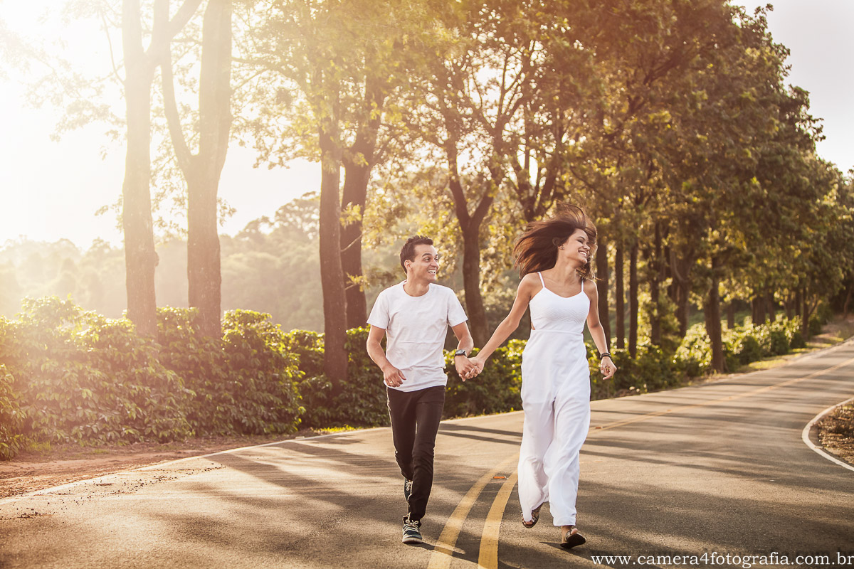noivos na estrada