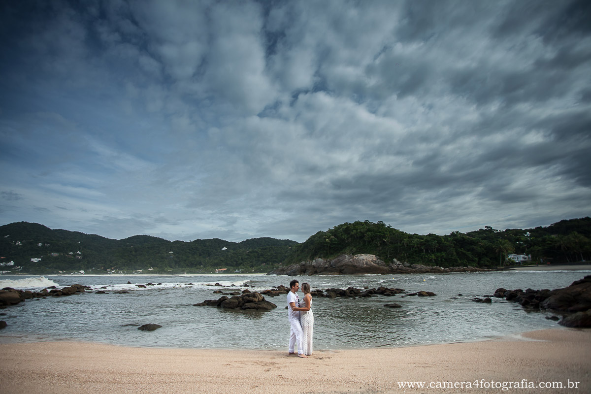 ensaio de casamento na praia das conchas