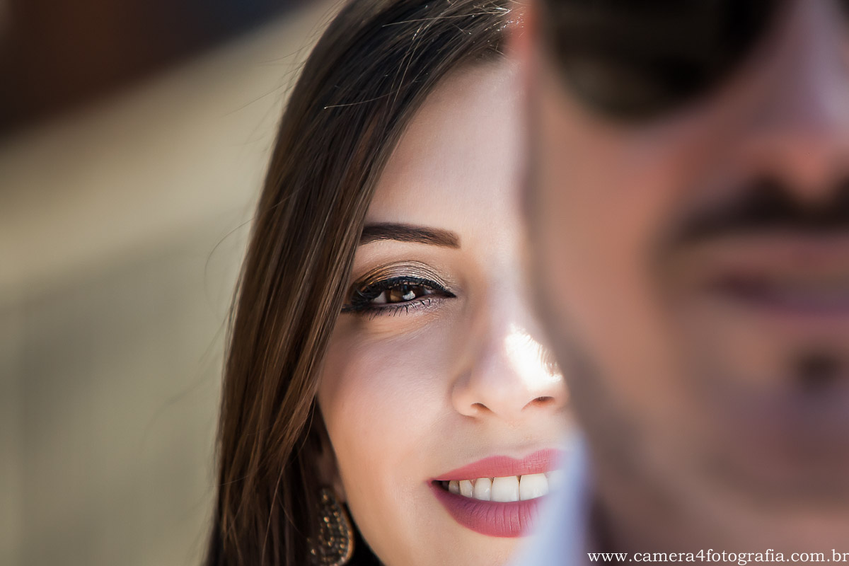 foto da noiva durante o ensaio pré wedding