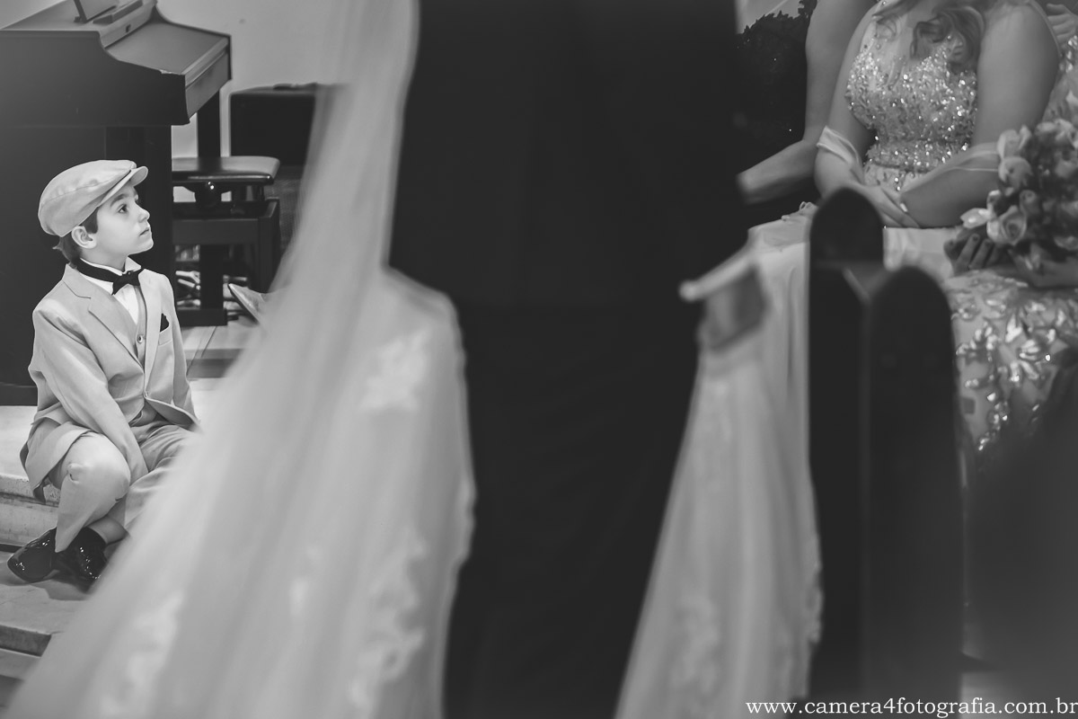 pagem dos noivos durante o casamento