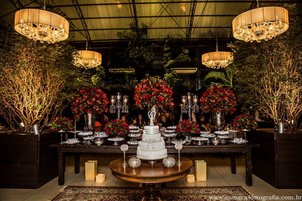 decoração da festa de casamento