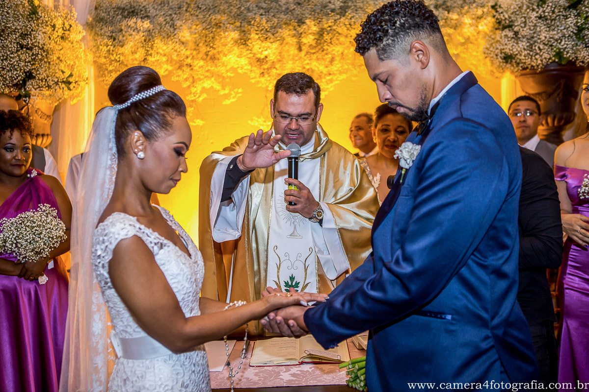 benção das alianças no casamento