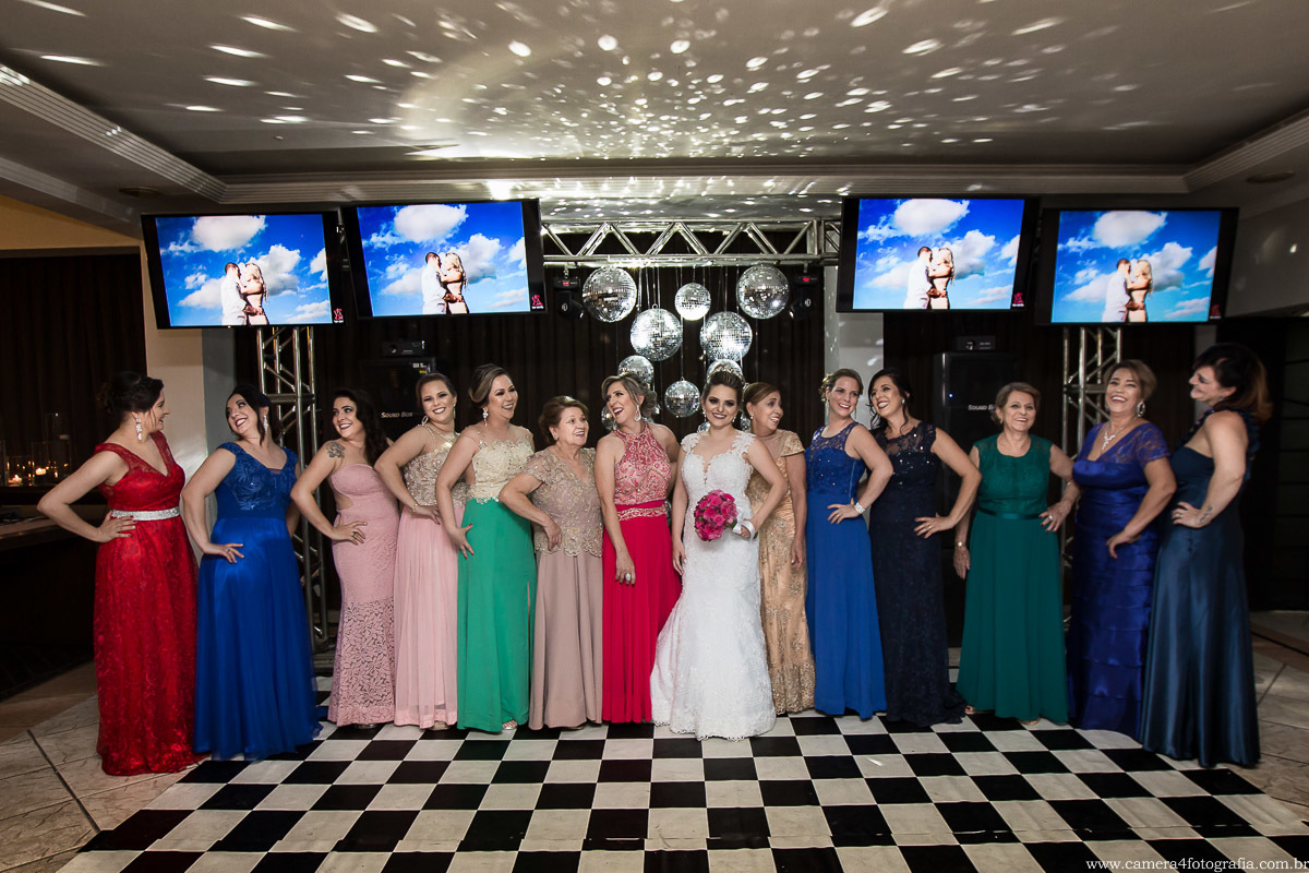 madrinhas da noiva na festa