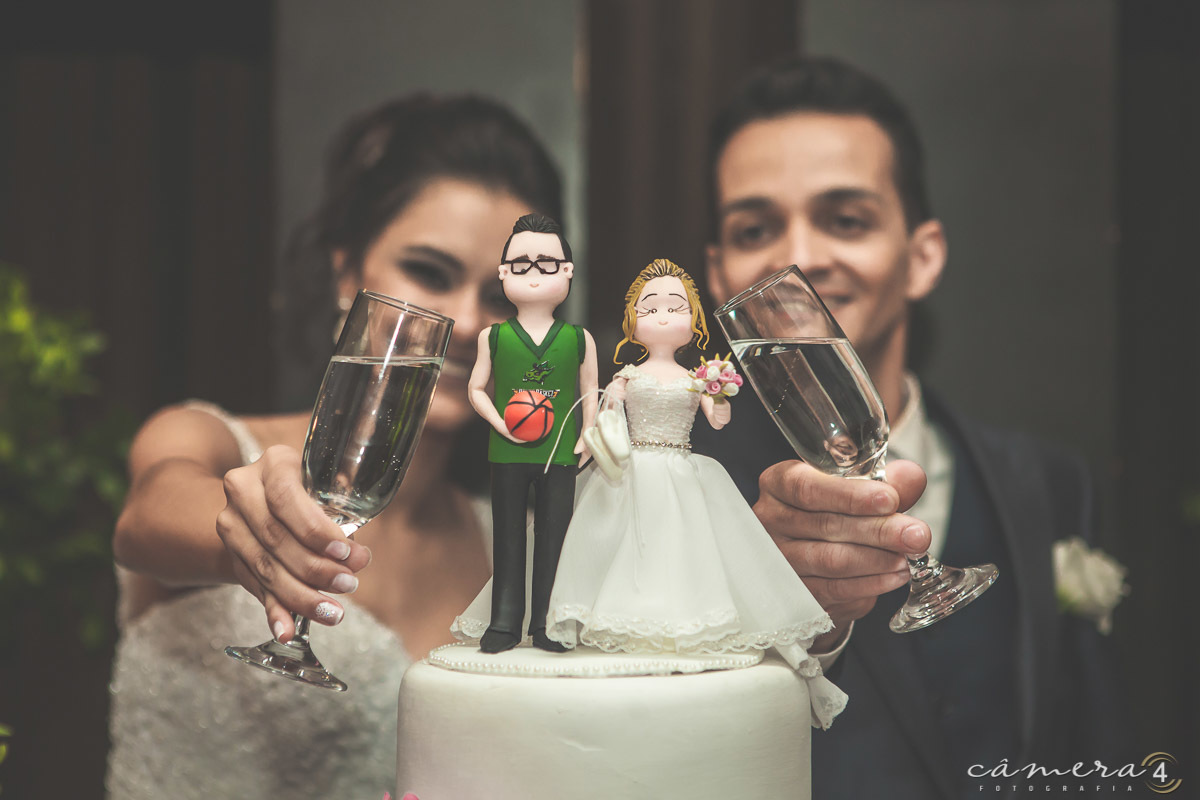 topo do bolo de casamento