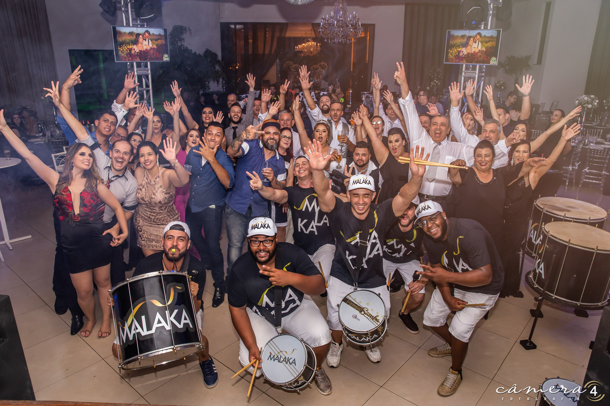 foto dos convidados do casamento