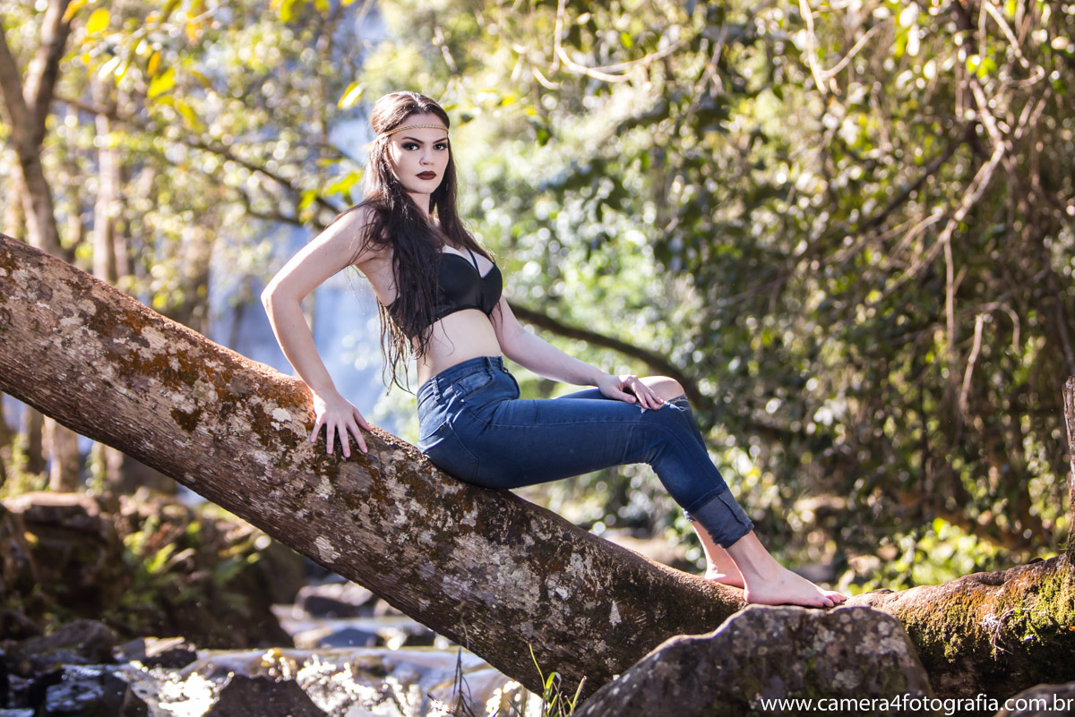 Ensaio fotográfico em cachoeira