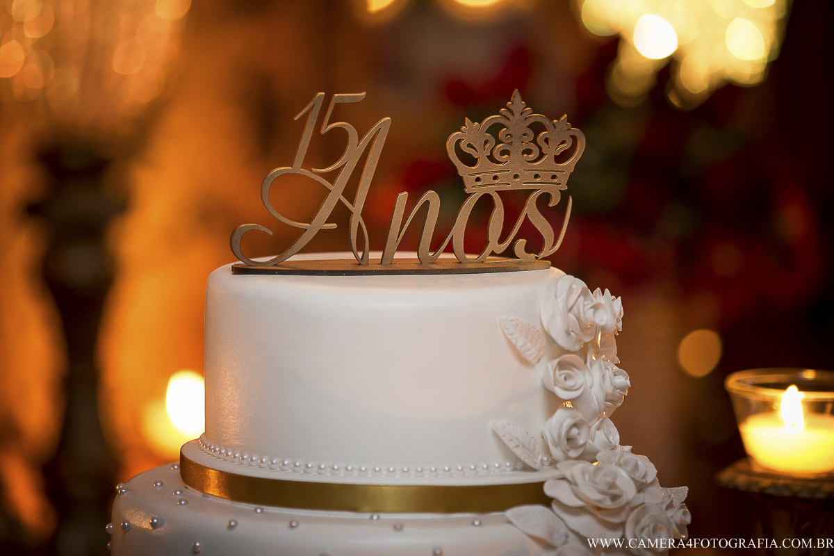 bolo de 15 anos