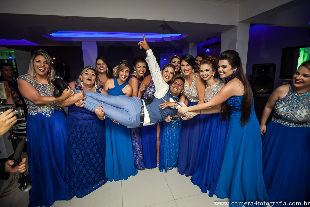 fotos com as madrinhas