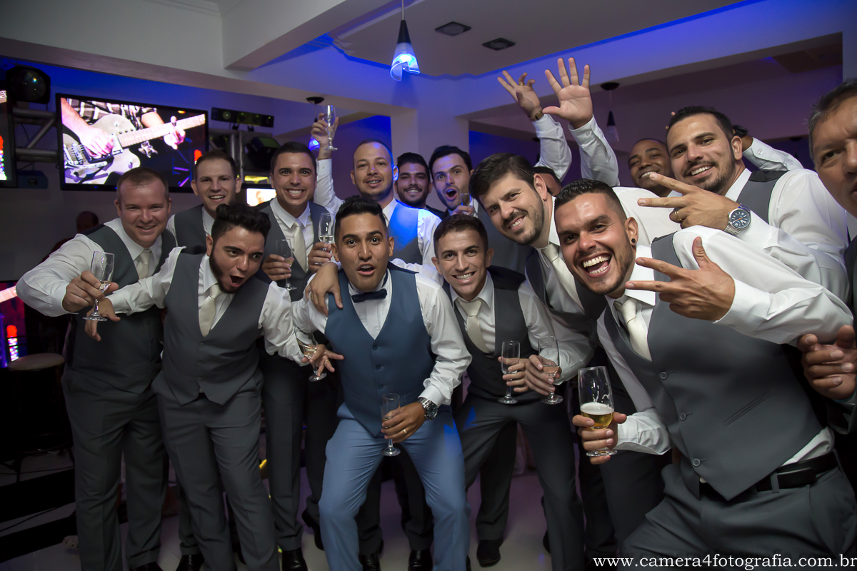 fotos com os padrinhos