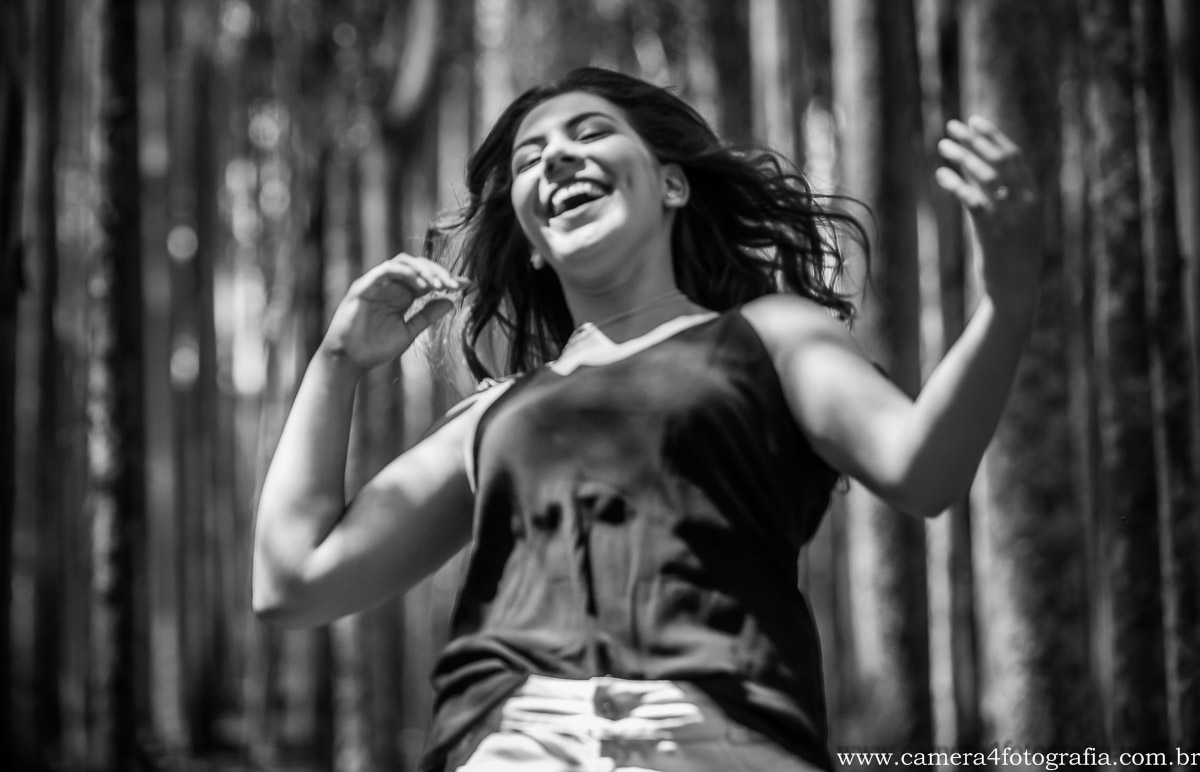 descontração no ensaio fotográfico