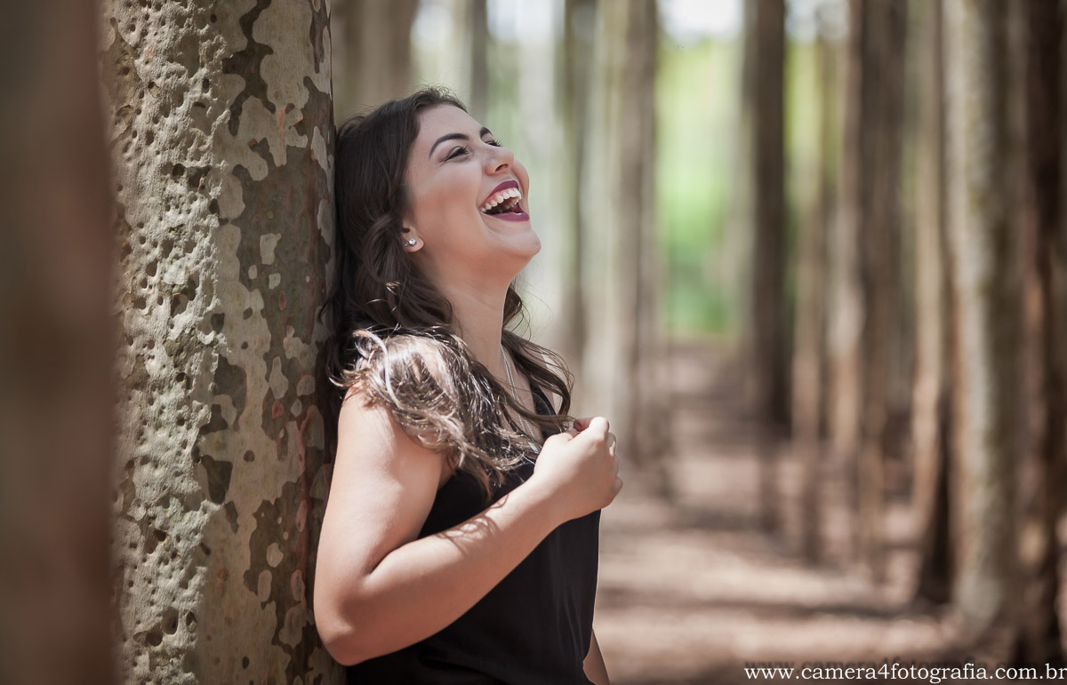 alegria na foto de 15 anos
