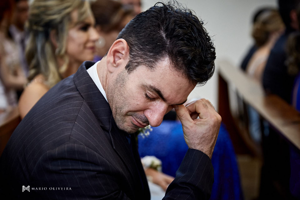 casamento na igreja nossa senhora de fatima, convidado emocionado