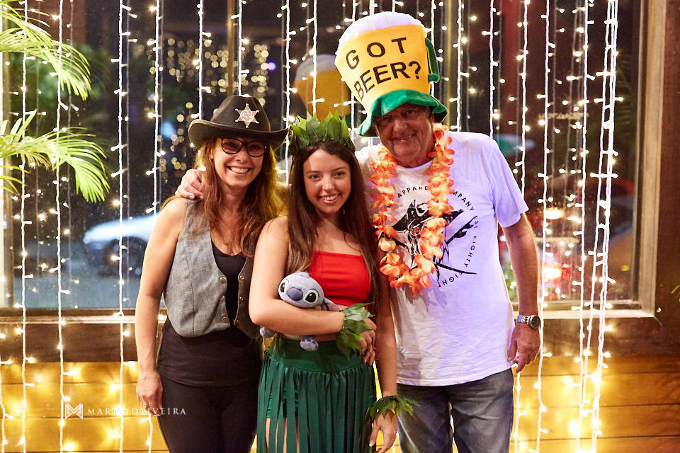 pai e mãe da aniversariante