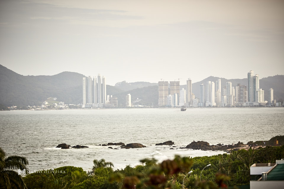 paisagem da praia de balneário camboriu