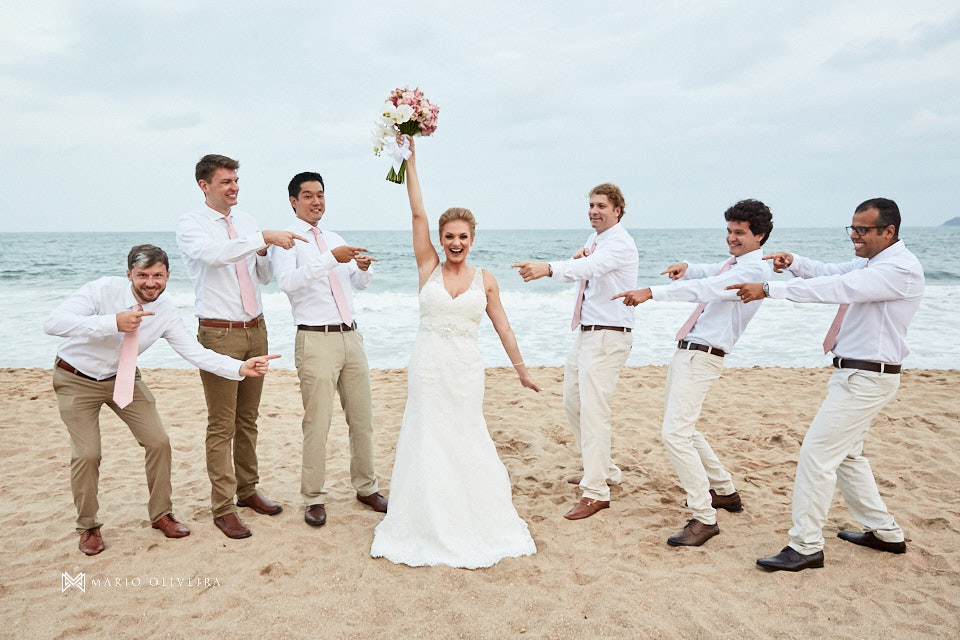 casamento na praia, casamento em balneário camboriu, madrinha, padrinhos, melhor fotografo de forianopolis, casamento de dia, infinito blue