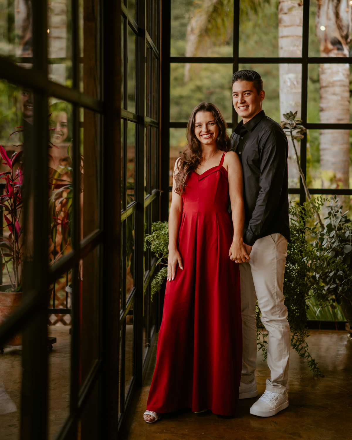 Ensaio pré-wedding da Priscila e Tiago no Vale dos Ventos em Rio dos Cedros, um dos lugares mais lindos de Santa Catarina para ensaio pré-casamento na natureza na região dos lagos do Vale Europeu.