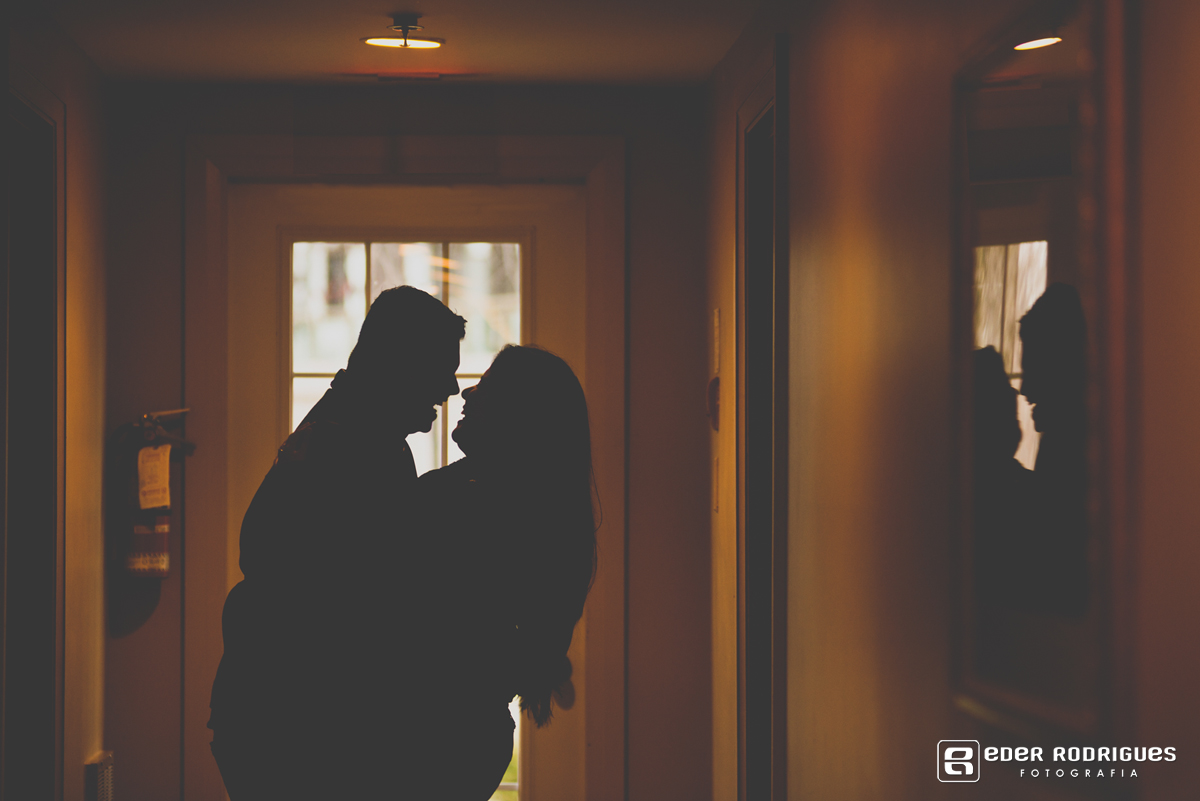 silueta casal dentro do The Glenerin Inn & Spa