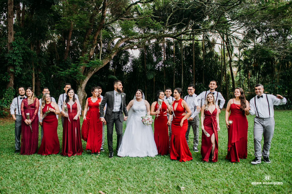 padrinhos e noivos espaço verde vale
