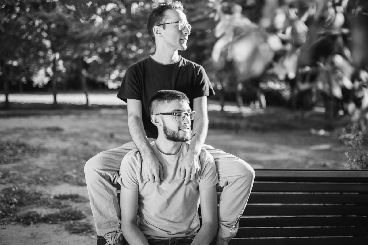 Um ensaio de casal em Portugal com estilo natural e romântico.