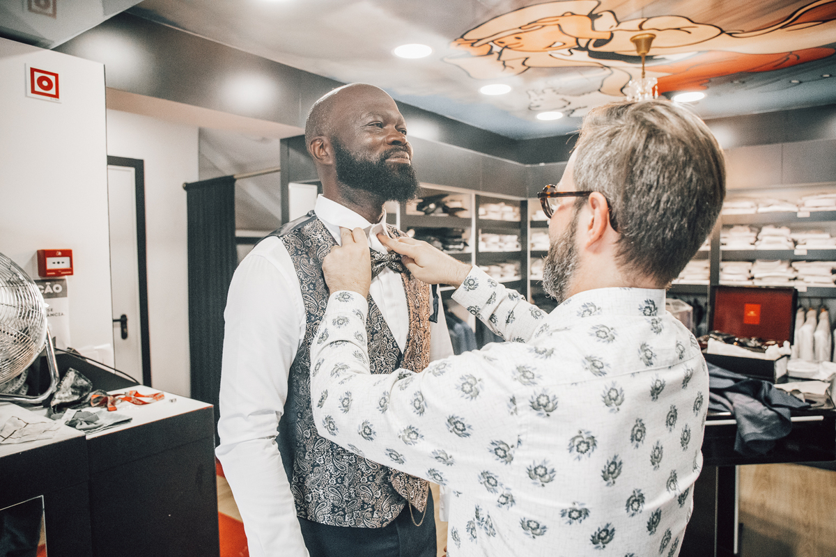 Ensaio Prova do Fato do Noivo Armando - Loja Amour Glamour - Porto