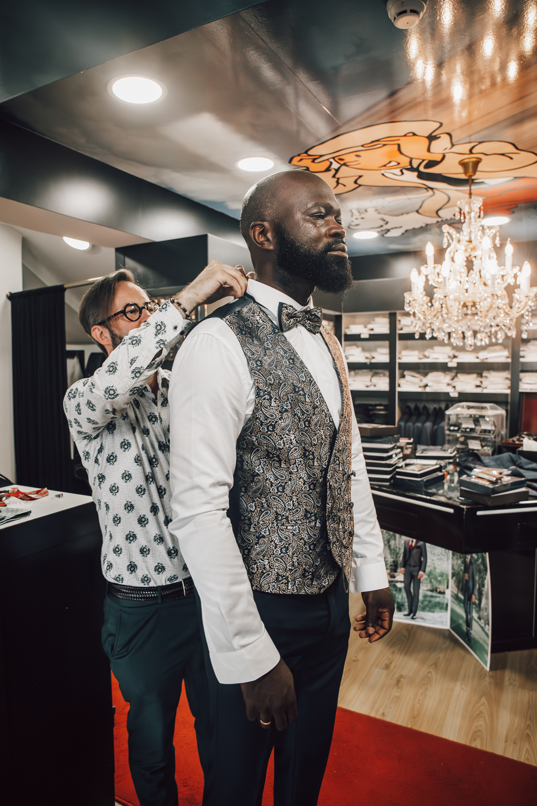 Ensaio Prova do Fato do Noivo Armando - Loja Amour Glamour - Porto