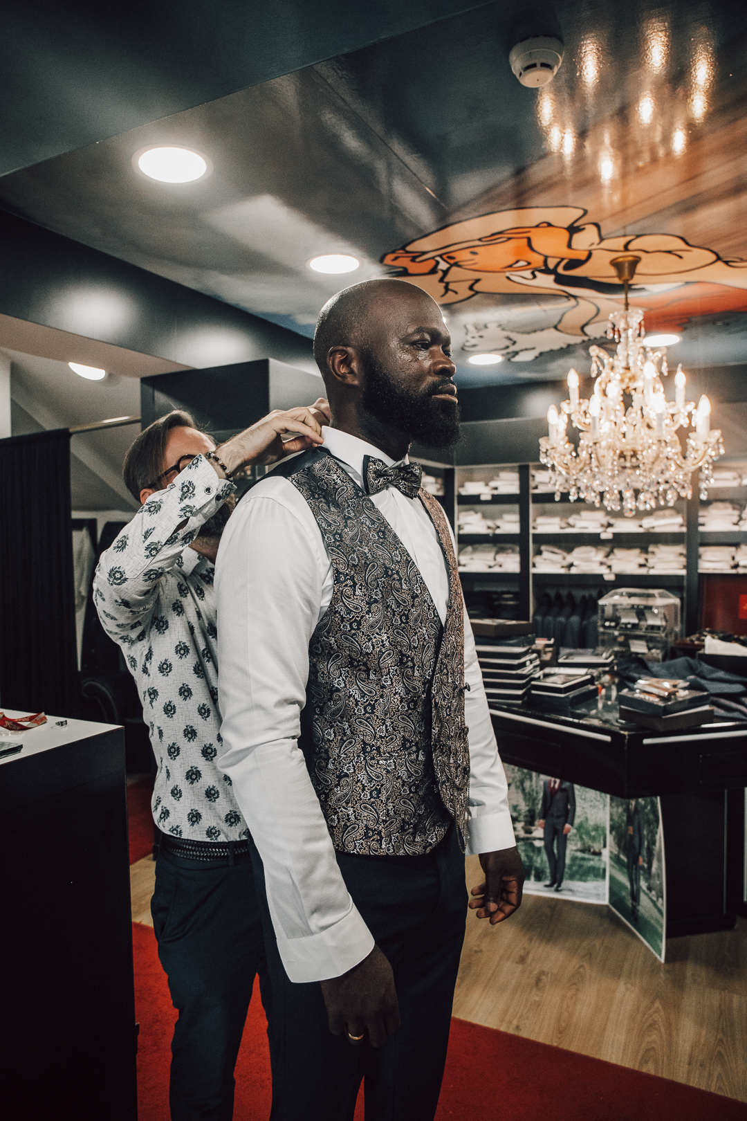 Ensaio Prova do Fato do Noivo Armando - Loja Amour Glamour - Porto