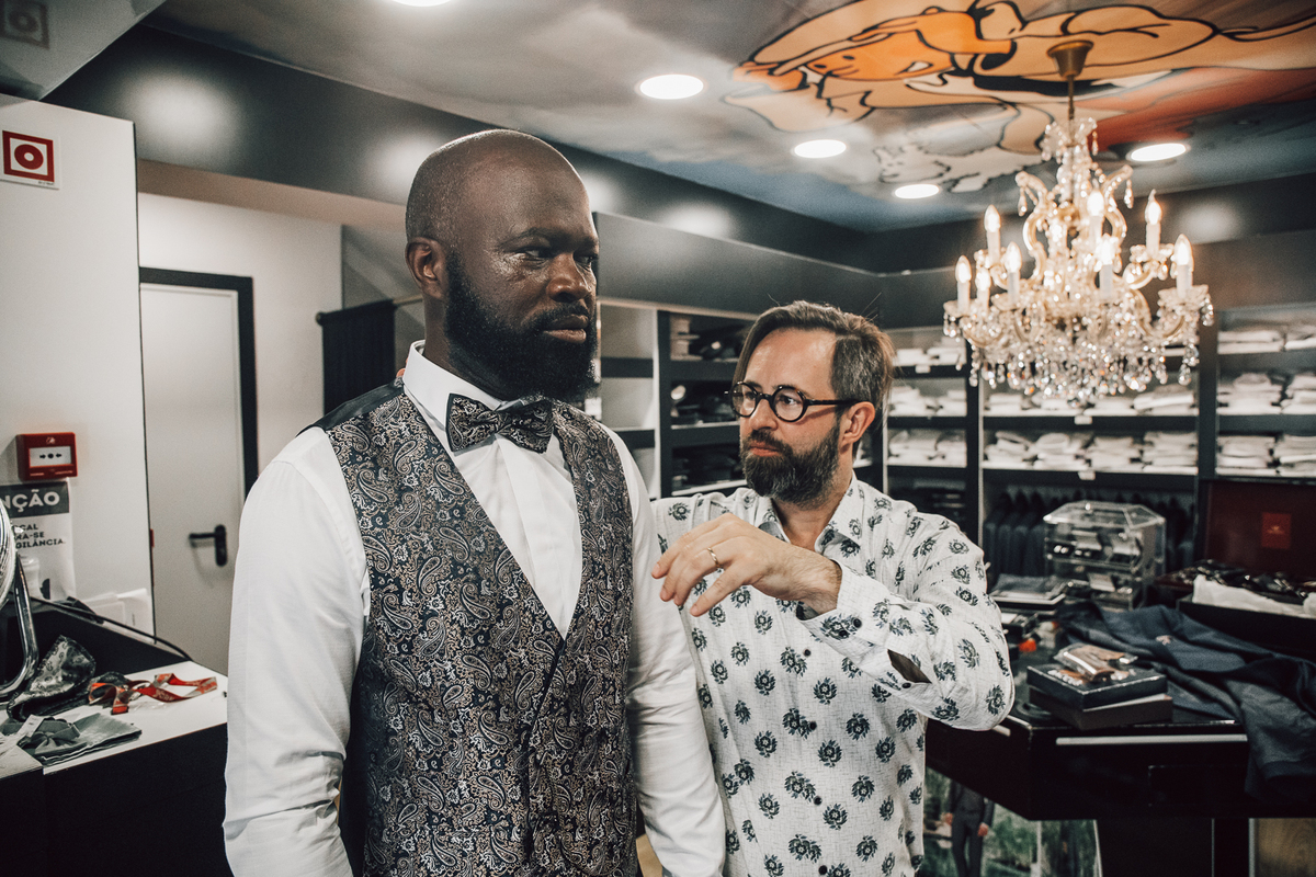 Ensaio Prova do Fato do Noivo Armando - Loja Amour Glamour - Porto