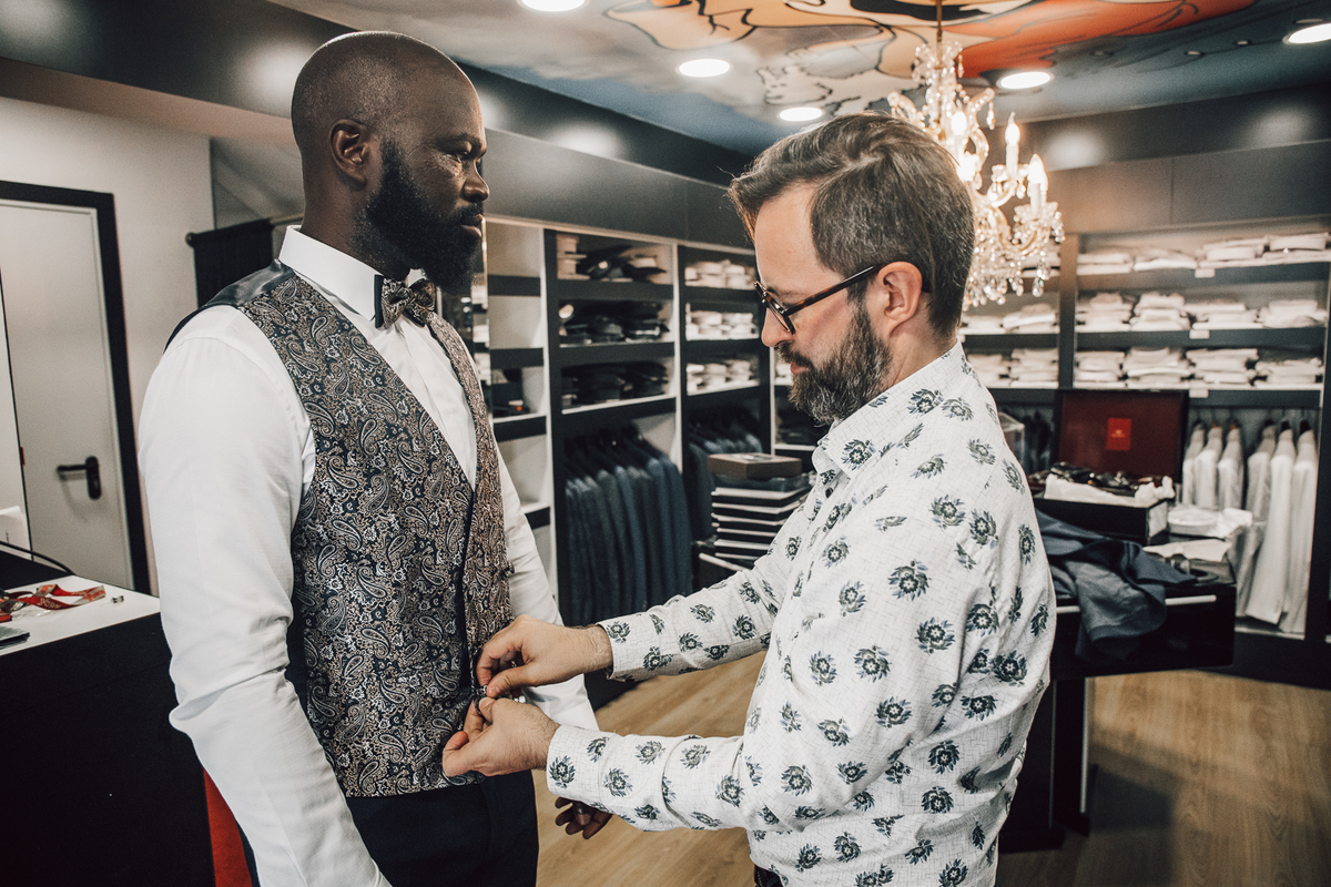 Ensaio Prova do Fato do Noivo Armando - Loja Amour Glamour - Porto