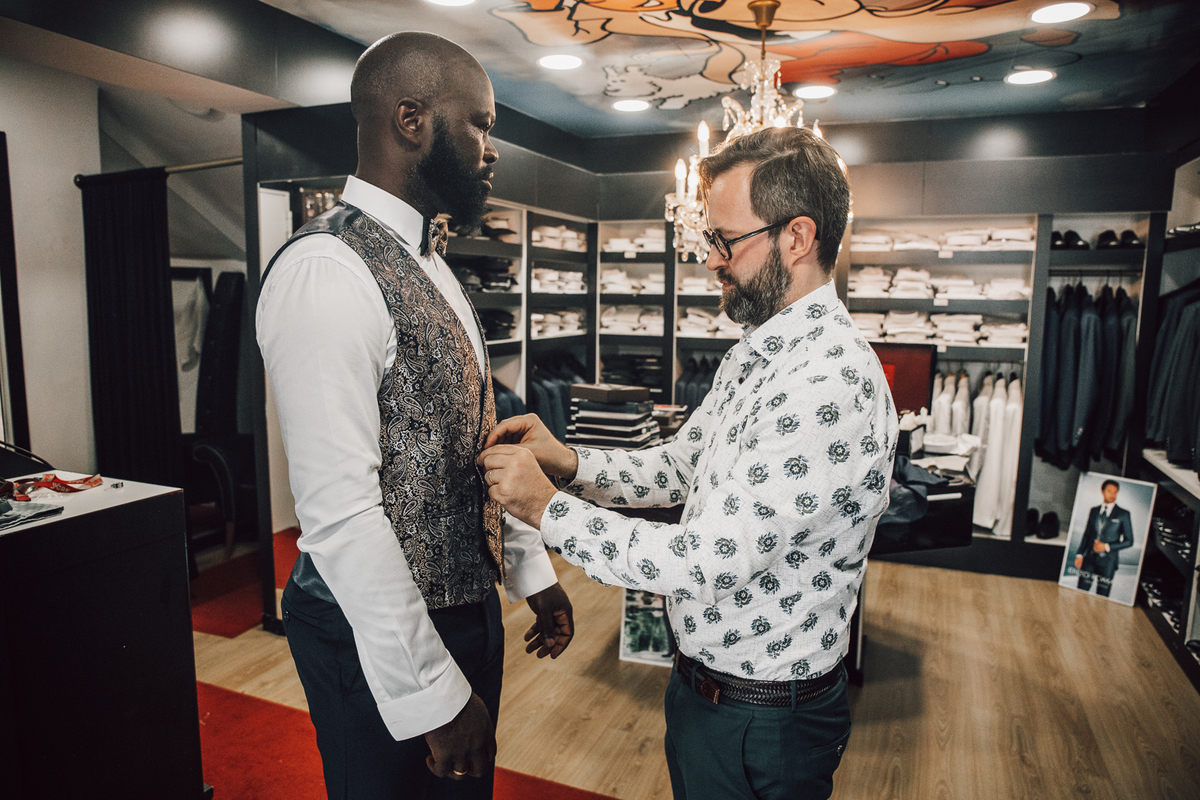 Ensaio Prova do Fato do Noivo Armando - Loja Amour Glamour - Porto