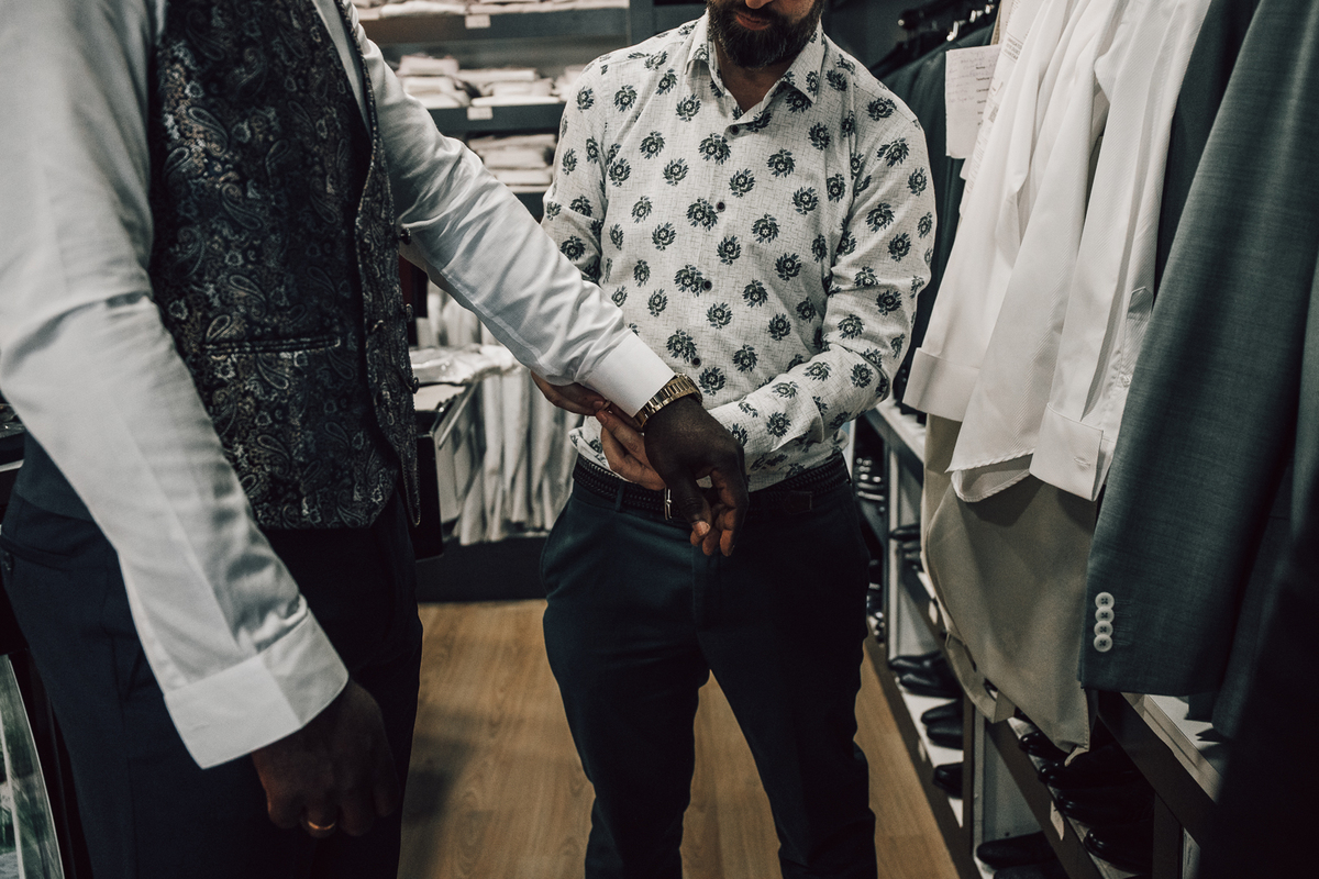 Ensaio Prova do Fato do Noivo Armando - Loja Amour Glamour - Porto