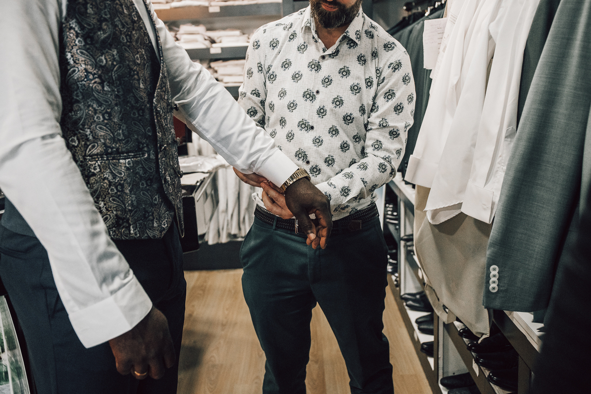 Ensaio Prova do Fato do Noivo Armando - Loja Amour Glamour - Porto