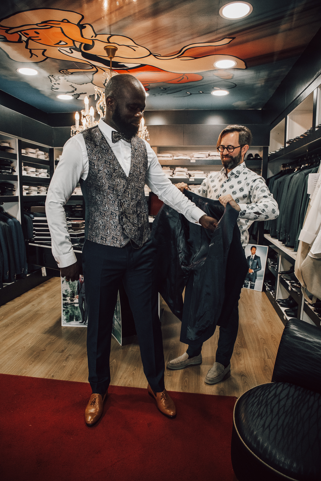 Ensaio Prova do Fato do Noivo Armando - Loja Amour Glamour - Porto