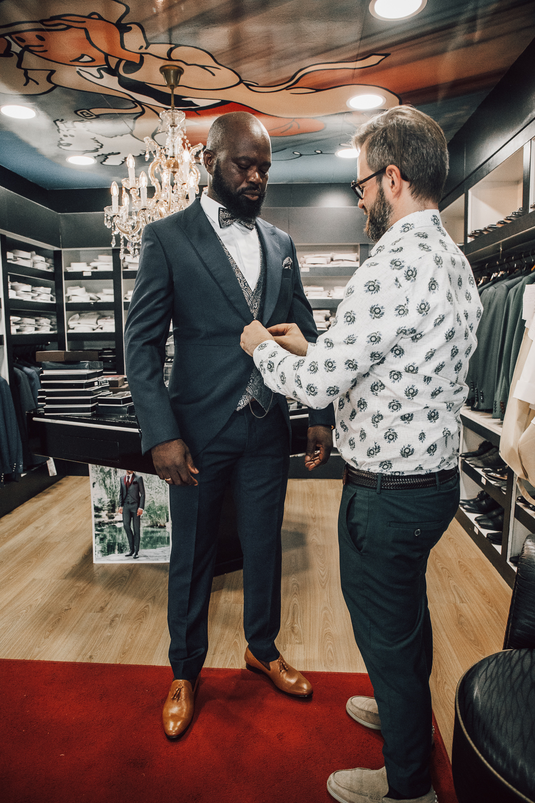 Ensaio Prova do Fato do Noivo Armando - Loja Amour Glamour - Porto